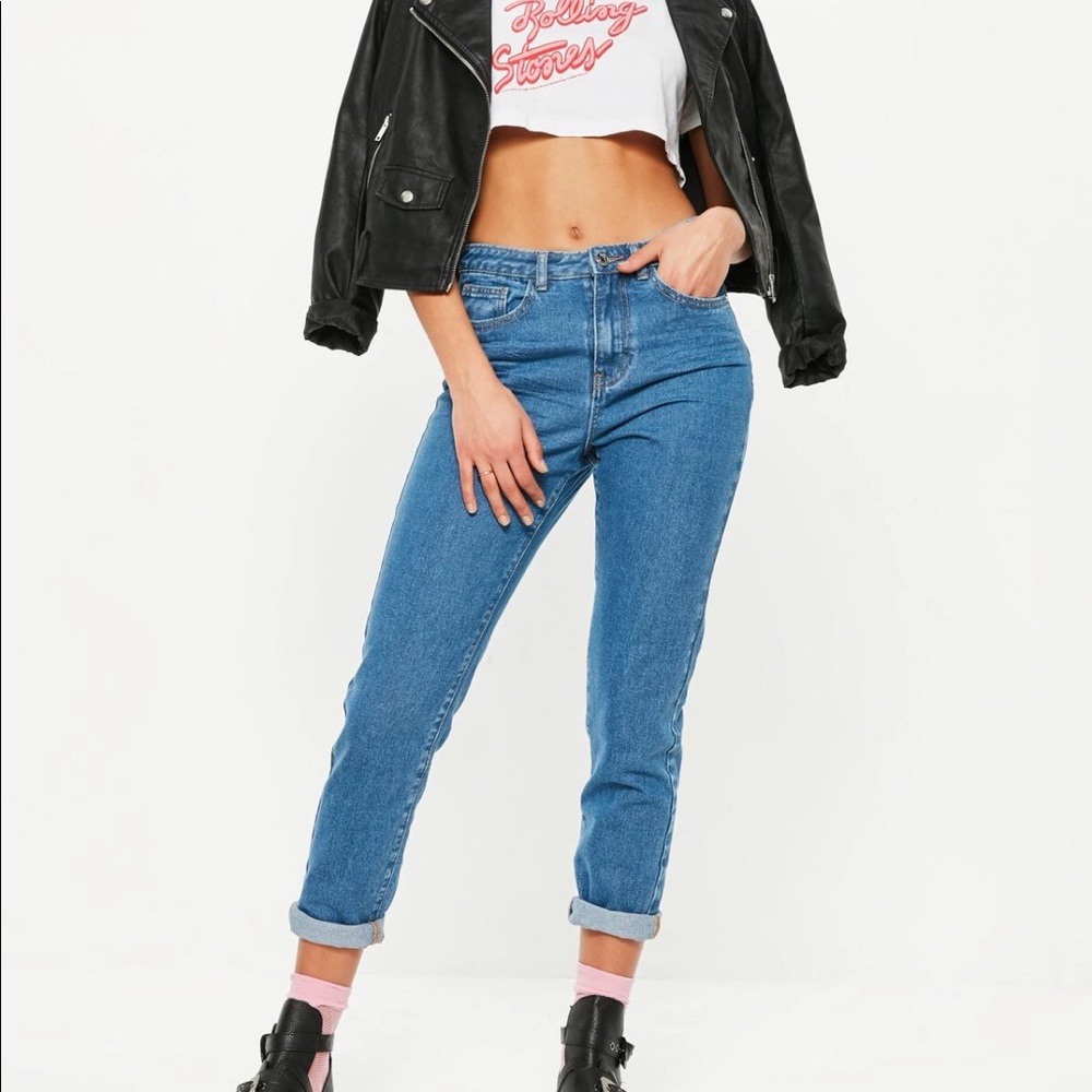 Blue Riot High Rise Mom Jeans